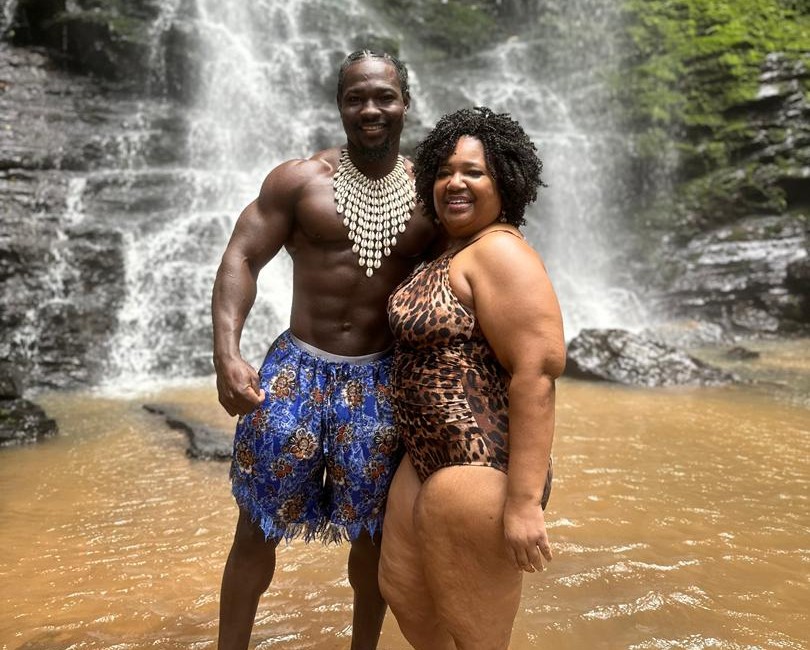 Massage therapist preparing oils