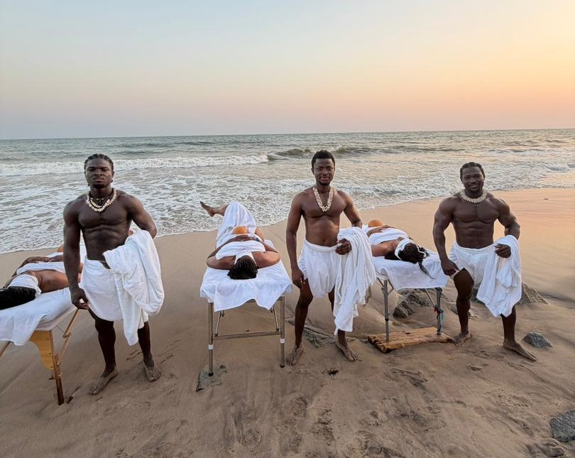 Relaxing ambiance with candles